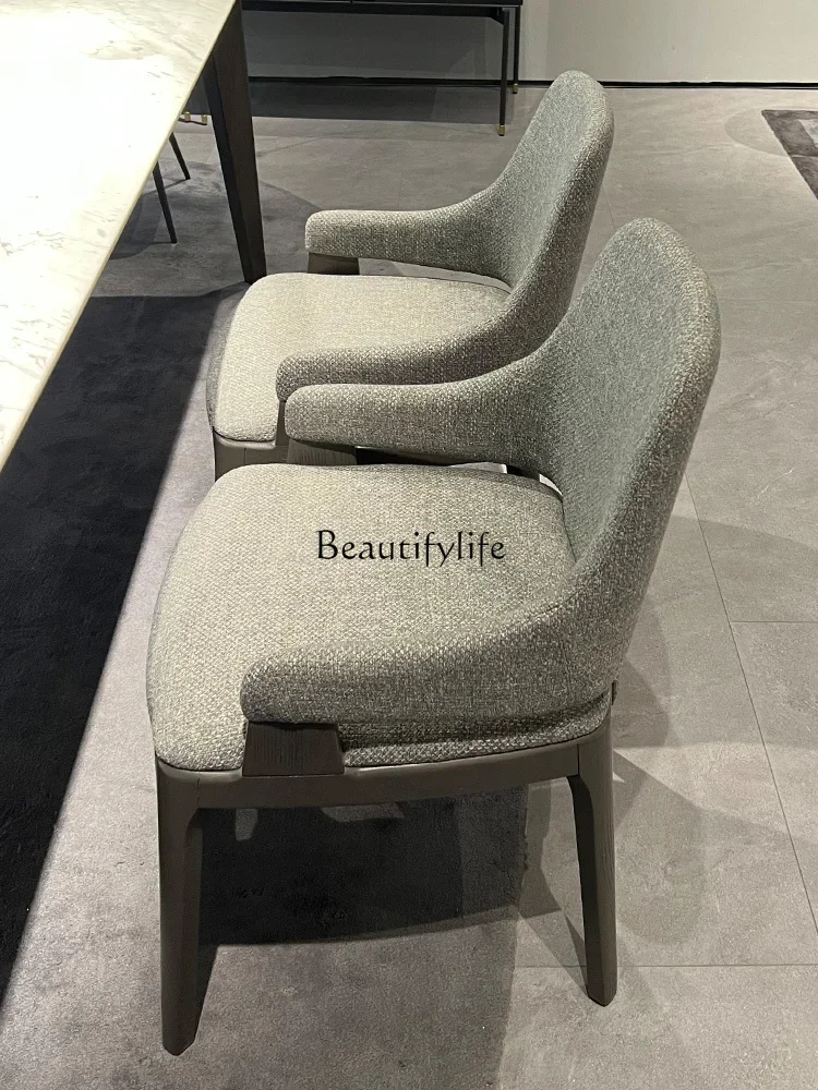 

pg45Modern Minimalist Backrest Italian Dining Table Affordable Luxury Style Office Chair Home Stool Conference Chair