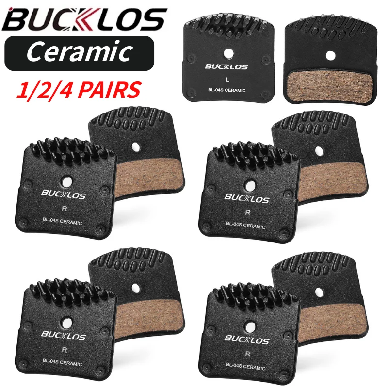 BUCKLOS керамическая велосипедная колодка дорожная горная гидравлическая тормозная колодка рассеивание тепла износостойкая тормозная колодка для H03A H03C D02S D03S