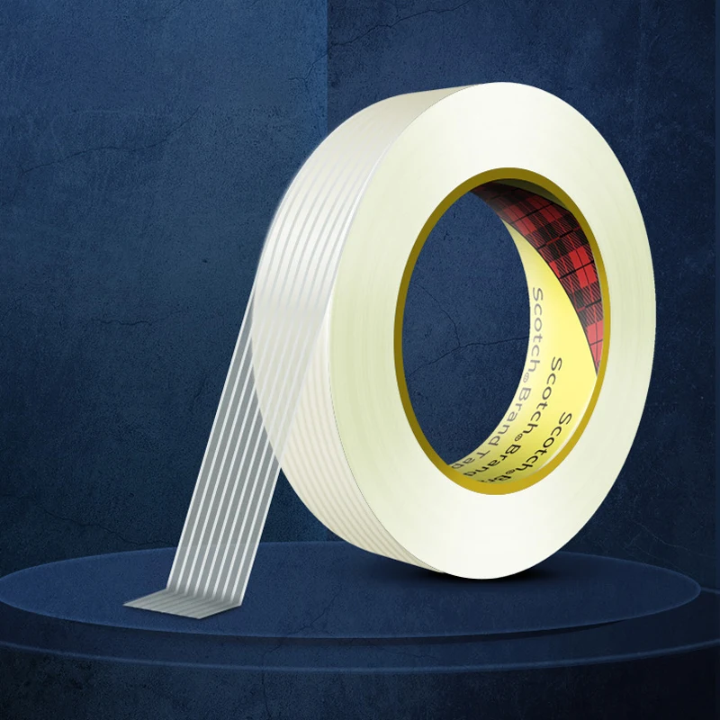 3M 8934 Fiber Tape Transparent High Adhesion Tape Glass Fiber Cloth Non-Trace Self-Adhesive Fiber Tape view 3