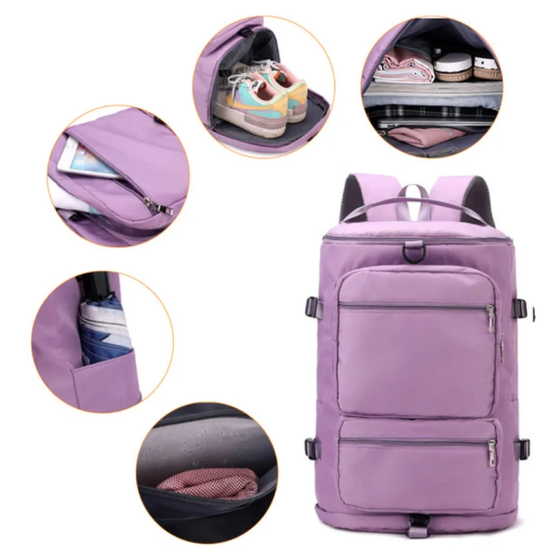 Fitness Bag New Couple Sports Training Portable Lightweight Luggage Bag Dry Wet Separation Yoga Swimming Bag