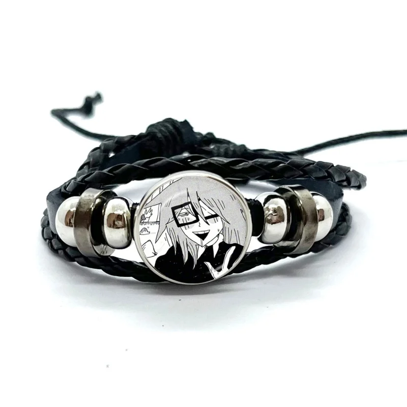 Ranfren Anime Leather Bracelets Randal Ivory Fanart Cartoon Multilayer Braided Bracelets Bangles Handmade Jewelry Gifts