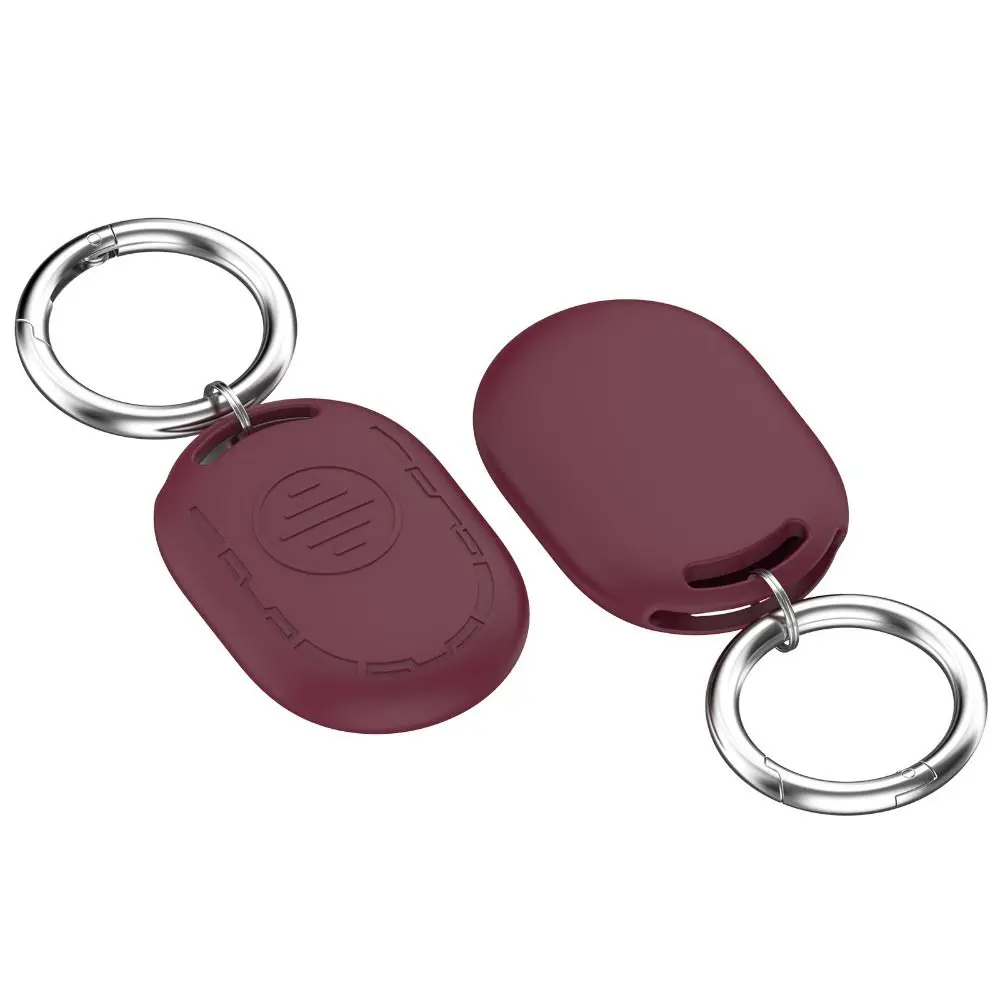 Silicone Protective Case Keychain Anti-Scratch Tracker Cover Anti-lost Locator Holder Shell for Xiaomi Tag Tracker Accessories