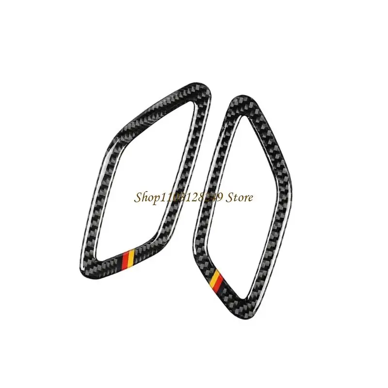 N5KD Air Vent Protector Trim ABS Component Exact Designs Easy Install Adhesive Backed Vent Trim for GLA CLA A Class Model