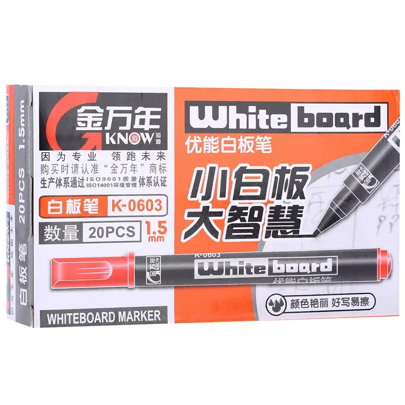 20 Pcs Waterbased Dry Erasable Whiteboard Markers Fine Tip Liquid Chalk Pens Glass Window Mirror Scrapbook Paint Acrylic Drawing