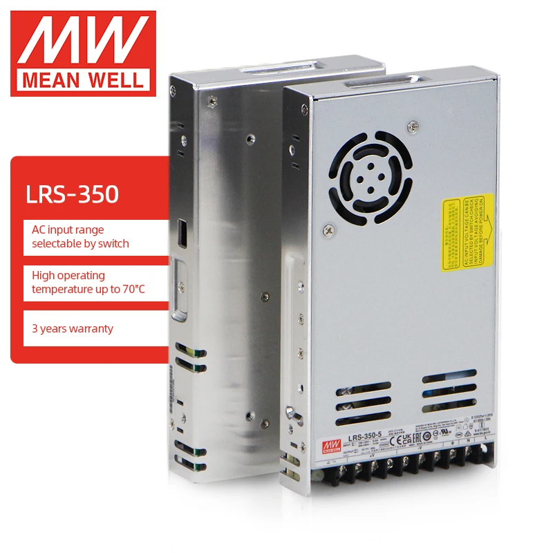 

MEAN WELL LRS-350 350w 3.3V 4.2V 5v 12v 15v 24v 36v 48v Meanwell SMPS Power Supply 15A 20A 30A 60A