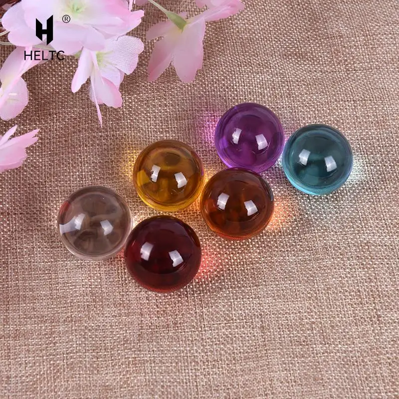 1Pc 30mm Feng Shui Mini Cute Crystal Ball Asian Rare Natural Magic Ball Healing Sphere Quartz Balls Crystal Craft Office Decor