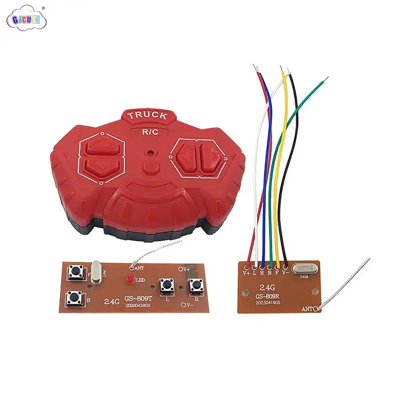 1 Set 2.4G Four-way Remote Control Module 4CH RC Remote Control Transmitter Receiver Circuit Board Accessories