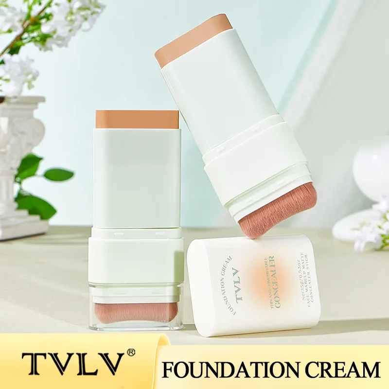 TVLV Lightweight Concealer Foundation Cream Hydrating Concealer Waterproof Sweatproof Non-Caking Eraser Foundation Makeup
