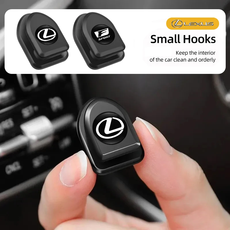 2 Peças Clipe de Suporte de Armazenamento Mini para Carro, Tampa de Válvula para Lexus F SPORT ES RX NX LS IS UX LM LX GX LC RZ GS IS250 IS300 RX350 ES300
