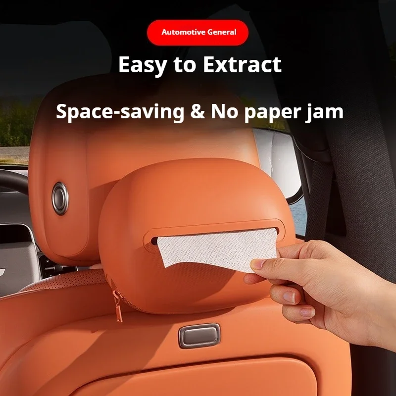 iosn Car Tissue Box for BYD Ti7 Formula Leopard Titanium 7 Silicone Drawstring Bag for Seat Backrest Hanging Car Interior Decora