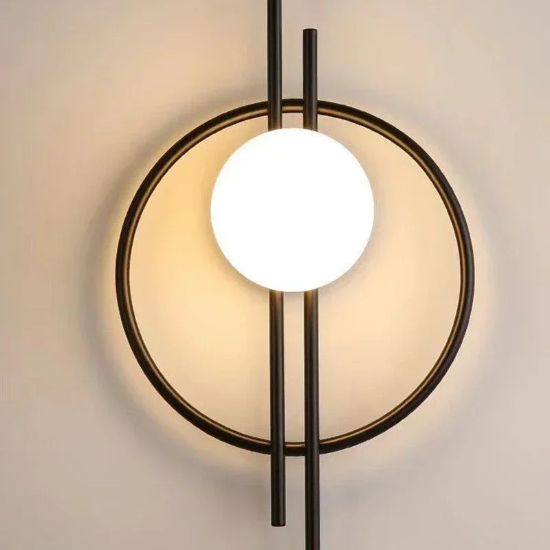 Lampada da parete moderna a LED per soggiorno, sala da pranzo, camera da letto, comodino, TV, sfondo, corridoio, decorazione domestica, apparecchio di illuminazione, lucentezza