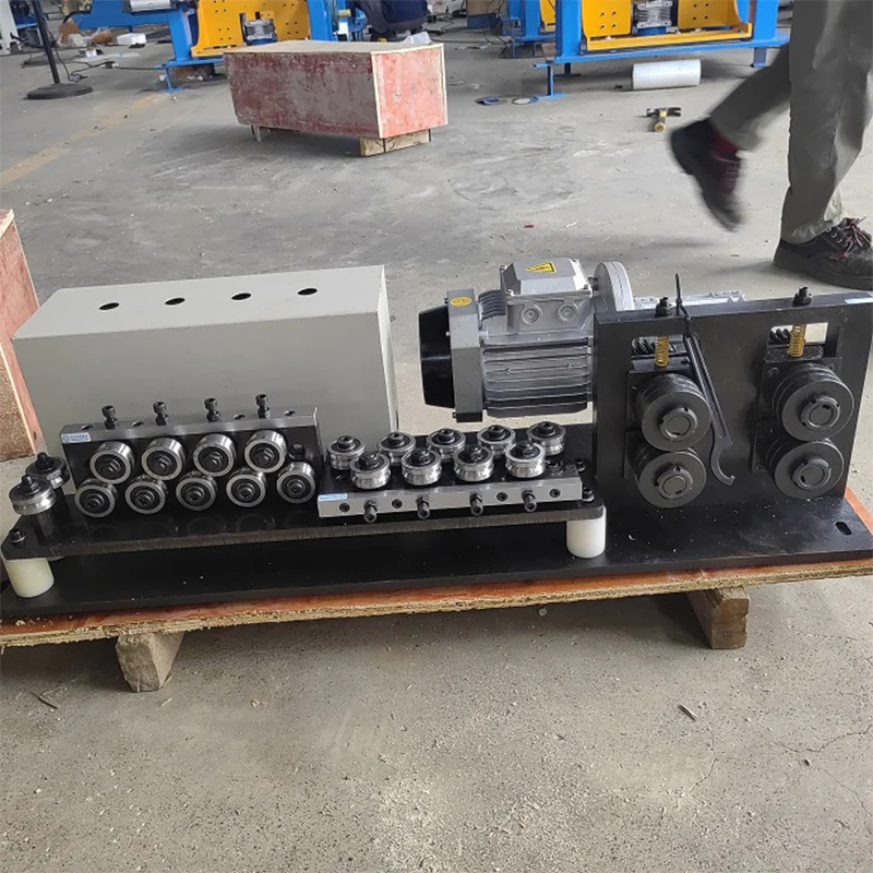 Short material straightening machine dual power straightening copper and aluminum pipe metal wire rod automatic