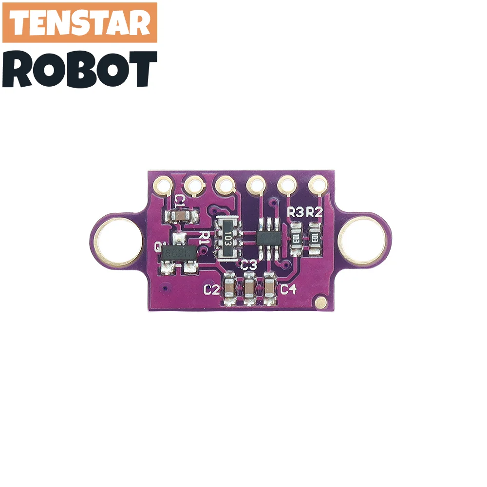 TENSTAR 2pcs VL53L0X Time-of-Flight (ToF) Laser Ranging Sensor Breakout 940nm CJVL53L0XV2 Laser Distance Module IIC