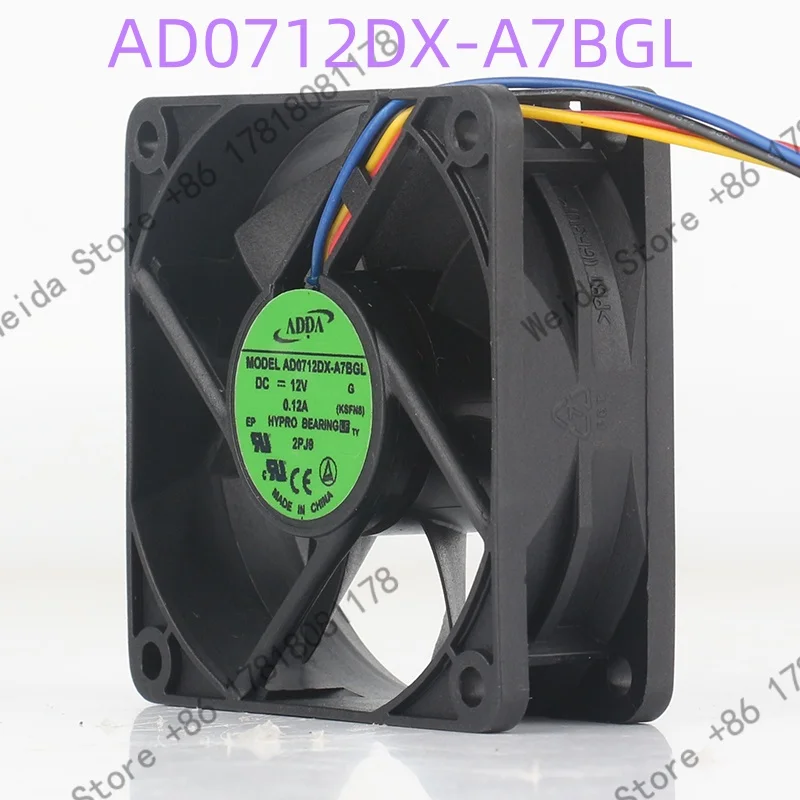 

ADDA DC 12V 0.12A 5V 24V 48V 7025 70X70X25MM 7CM CPU Temperature Control Quiet speed regulation AD0712DX-A7BGL cooling fan