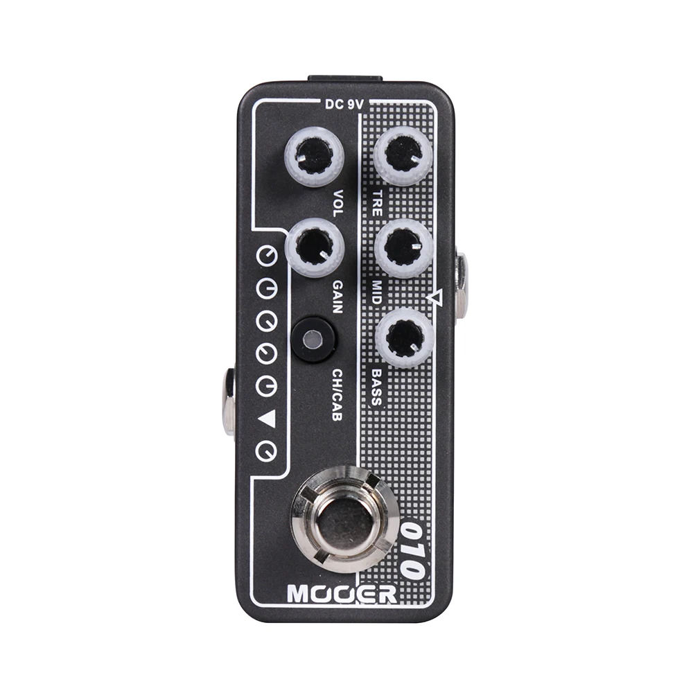 MOOER 010 Two Stone Digital Preamp Guitar Effect Pedal Guitar Parts & Accessories Modern Classic 3-Band Eq Micro Preamp Pedal