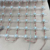 62.5mm pitch DC12V GS8208 IC 5050 20mm diameter led pixel matrix grid screen;IP68 rated;RGB full color;8*8/8*16/8*32pixels