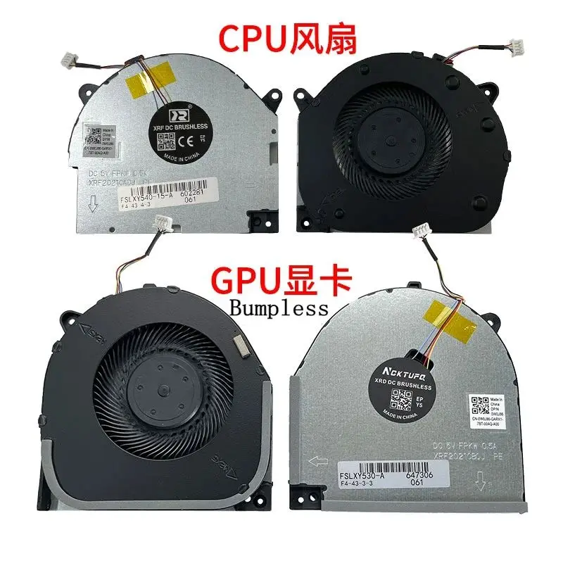 New Laptop VGA/GPU CPU Cooling Fans cooler for Lenovo Legion Y540 Y540-15 Y540-15irh GTX1660 TI EG75070S1-1C030-S9A 1C010 1C020