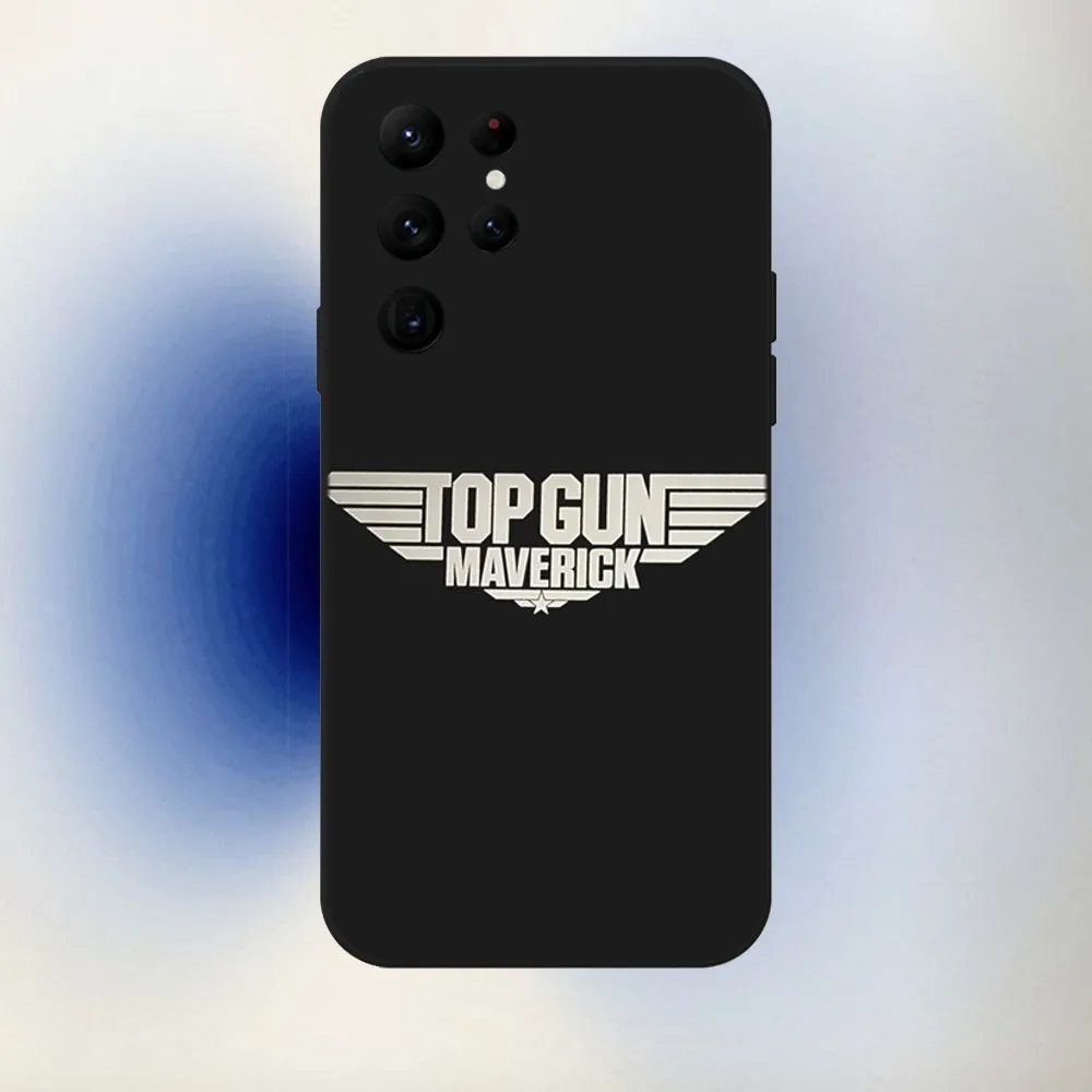 Movie Top-Gun M-Maverick Phone Case For Samsung S24,23,22,30,21,10,9,Ultra,Plus,Lite,FE,5G Black Soft Case