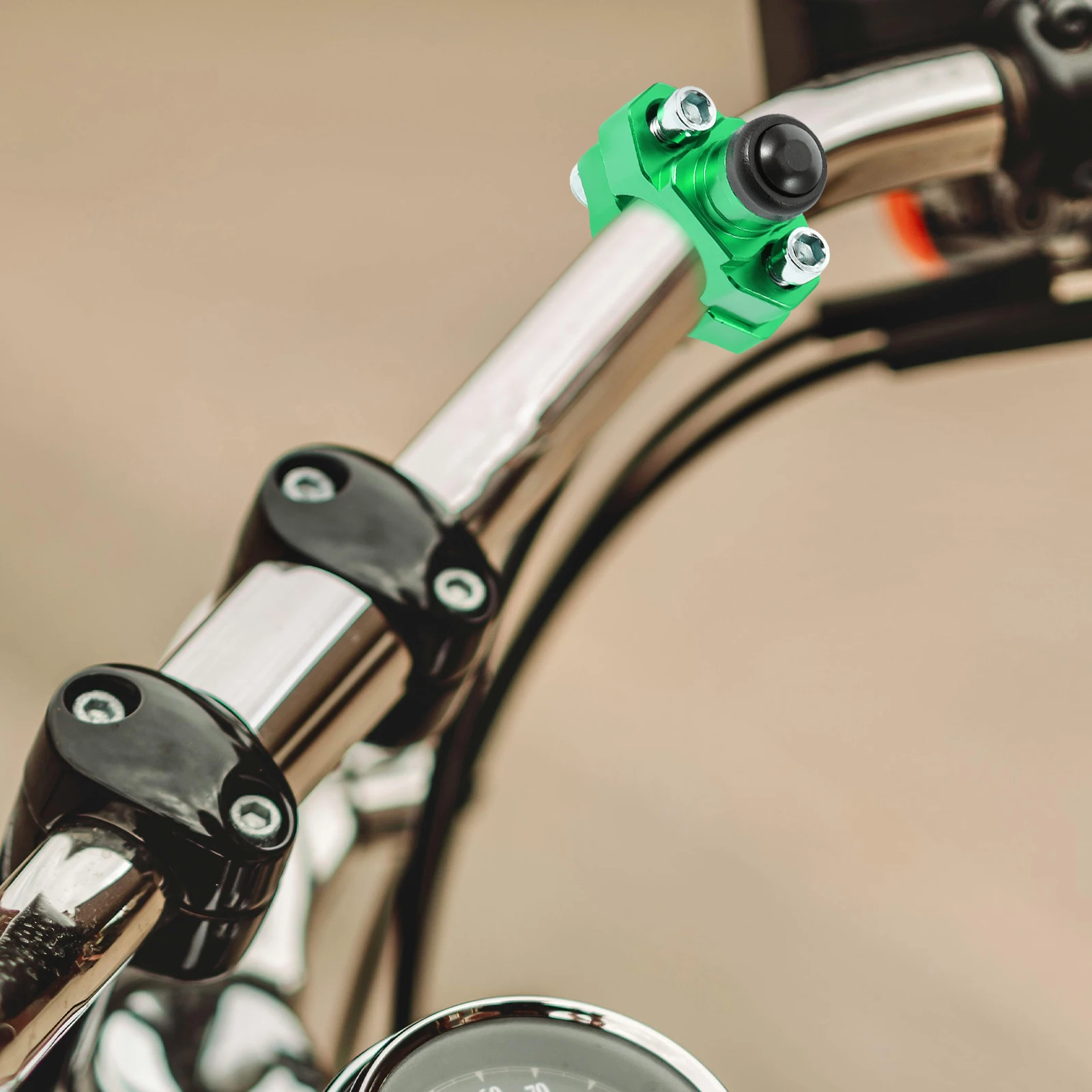 

Emergency Stop Start for ATV Motorcycle Handlebar Controls Aluminum Alloy Engine Shutdown Button Dirt Bike Accessories