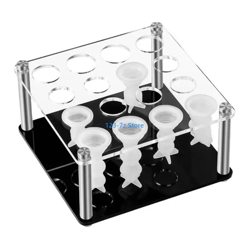 

A9BF Elegant Chess Pieces Display Acrylic Holder for Silicone Molds Game Accessories