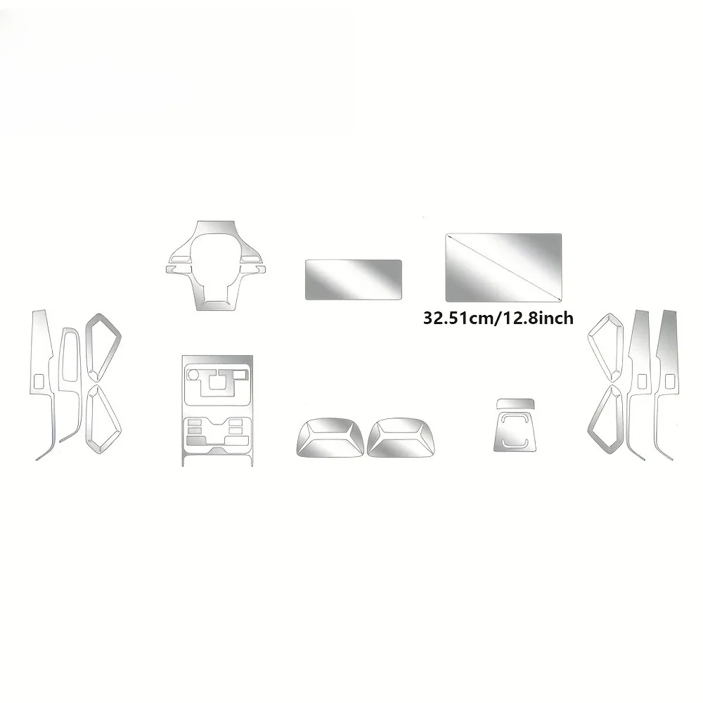 Suitable for 2024-Present for BYD Yuan UP Full Set, Center Console and Gear Shift Panel Kit with Precut TPU