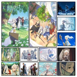Japanese Anime Cartoon Wall Art Poster Frieren Beyond Journey's End HD Canvas Painting Living Room Interior Home Decor Wallpaper