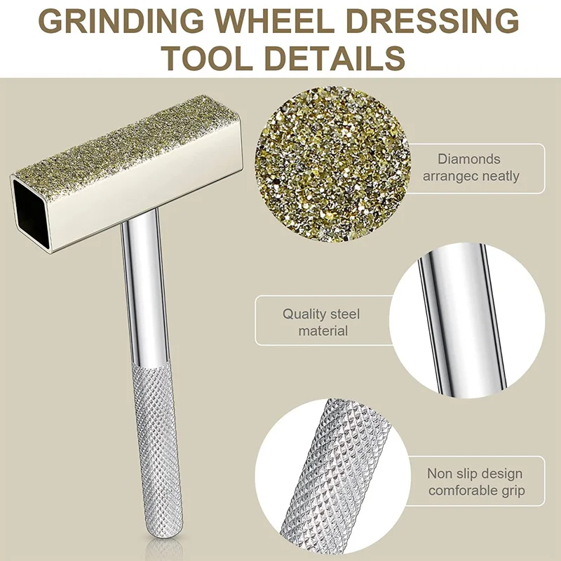 Sintered Diamond Grinding Disc sharpening Dresser Wheel Stone Handle Head Tool Dressing Bench Pen blade Abrasive Grinder Tools