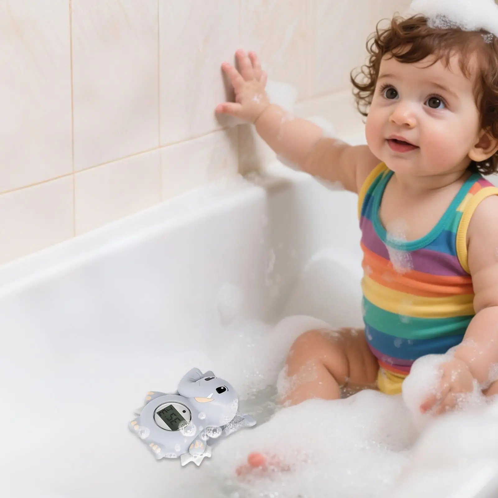 

Baby Temperature Bathtub Digital Elephant Water Temp Gauge Smart Temp Gauge For Home Bathing Shower Baby Toddler Swimming Pool