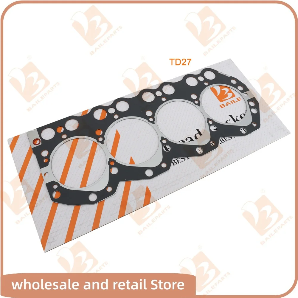 TD27 Cylinder Head Gasket For Nissan Thermostat Cover 11060-43G00 Thermostat Water Outlet Lower Seat Terrano 2 2.7 TDi (R 20)