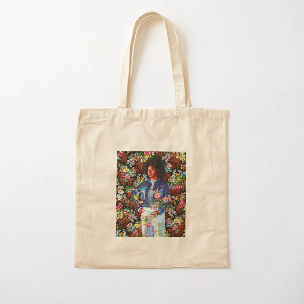 Kehinde Wiley Portrait of Nelly Moudime II Tote Bag حقيبة تسوق حقائب مخصصة حقيبة نسائية فاخرة للنساء