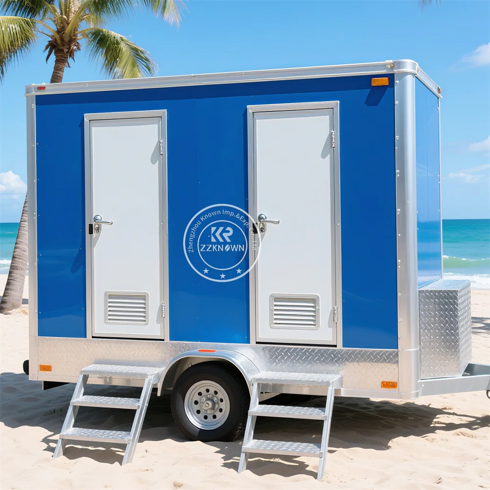 

Mobile Luxury Restroom Trailer Shower And Toilet Trailer Public Camping Bathroom Washroom Portable Toilet Trailer For Sale