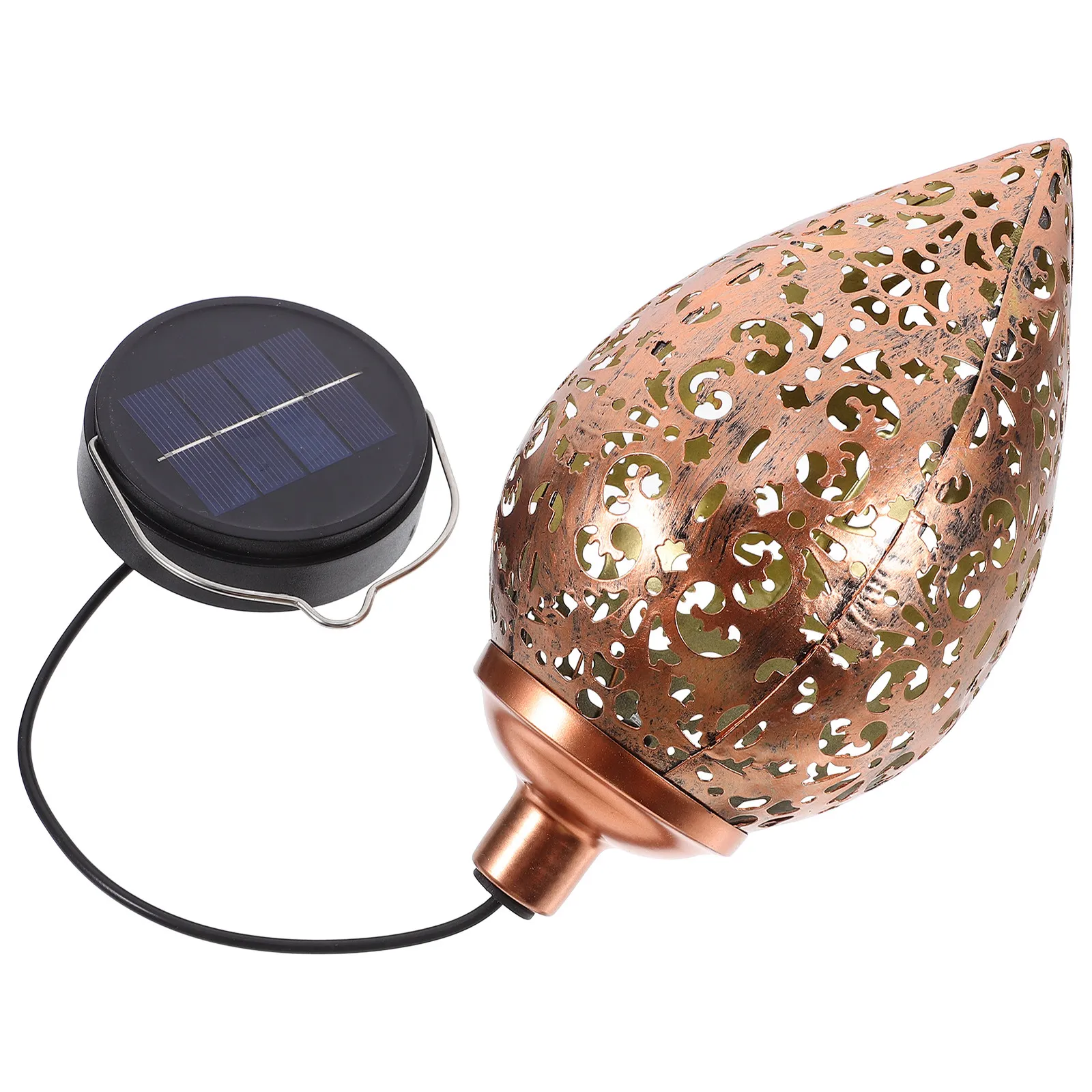 Fall Porch Decor Lantern Flickering Flame Solar Lights Outdoor Garden Powered Butterfly