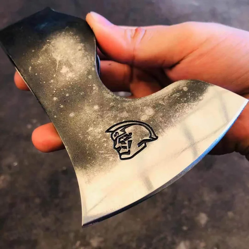 Semi-finished axe block tomahawk multifunctional field survival props