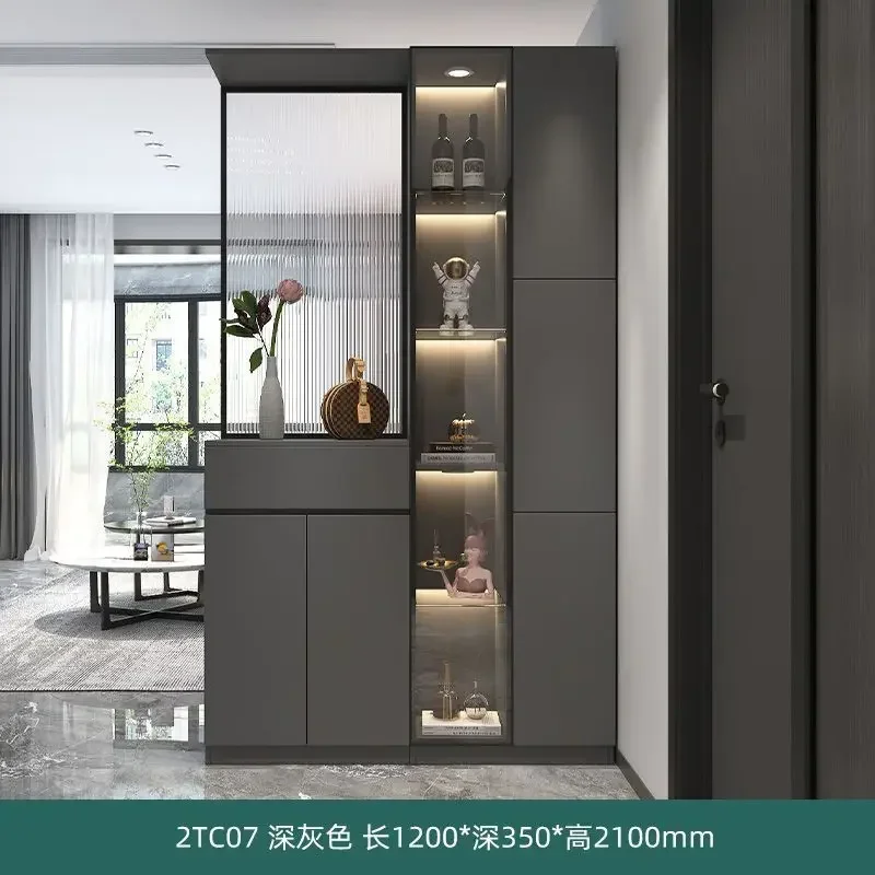 

Modern Shoe Cabinet Rack Proof Space Saving Glass Wine Cabinet Shoe Organizer Storage Entrance Wall Sapateira Home Furnitures