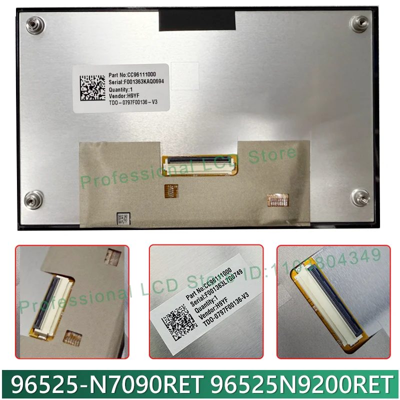 96525-N7090RET 96525N9200RET 96525N7090RET 97520-N7300 96160N7140 LCD Display Touch Screen For 2021-2024 Hyundai Tucson Radio
