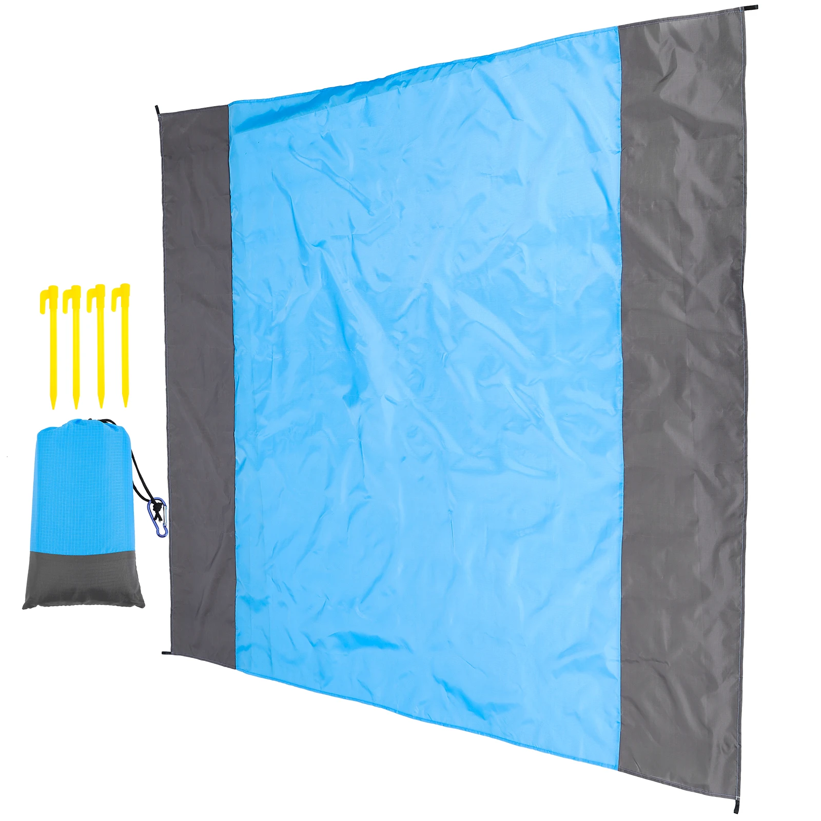 

1 set Waterproof Beach Mat Picnic Blanket Camping Polyester Cloth Large Size Foldable Outdoor Activities Portable Anti Slip