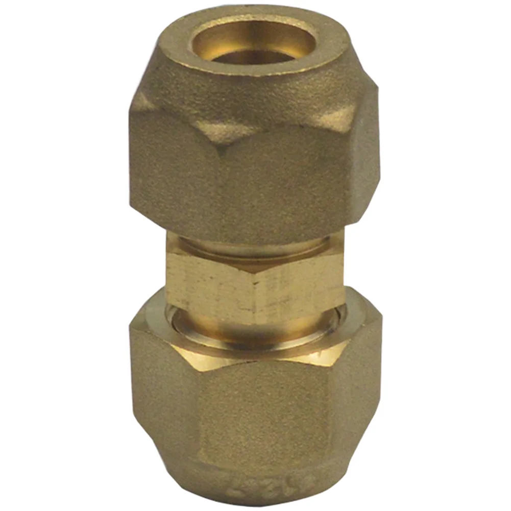 No Weld Copper Pipe Joint Fitting for HVAC Applications Thickened Nut Design Compatible with Standard Copper Tubing Sizes