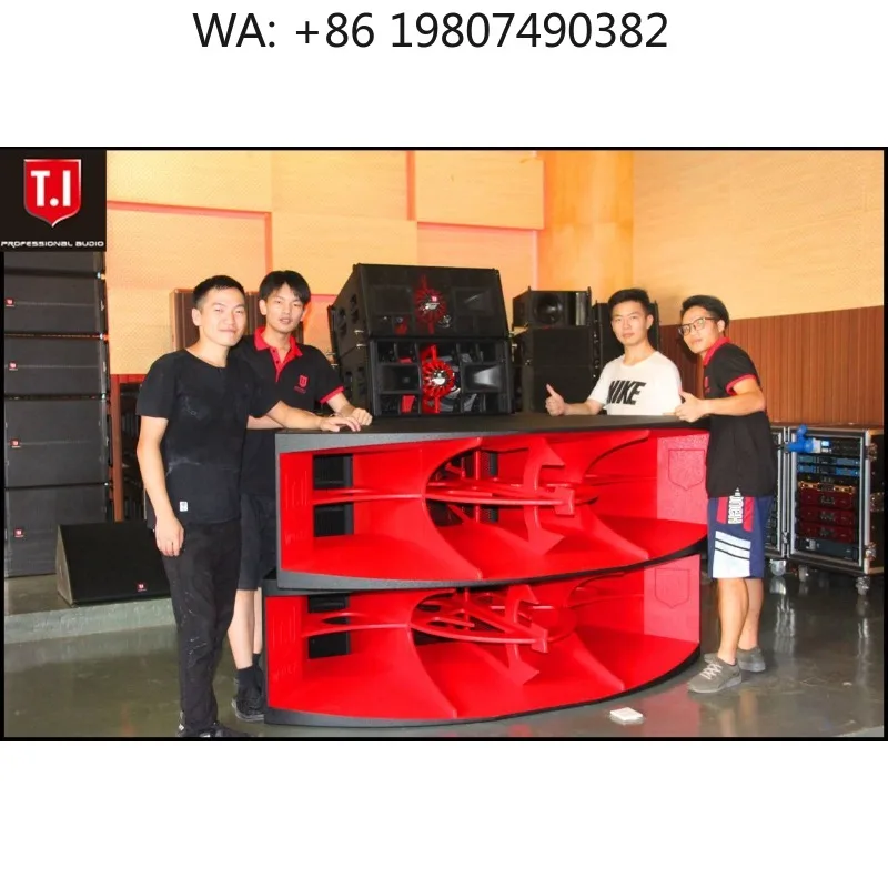 Double 18 Inch Large Subwoofer Bass Speaker Powerful Audio System for Nightclub and Stage Performance Events