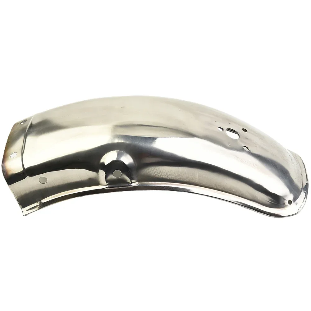 二輪車用リアマッドガード,ステンレス鋼,スズキgn125,gn250,スプラッシュガード,チョッパーアクセサリー,42.5cm, 1個