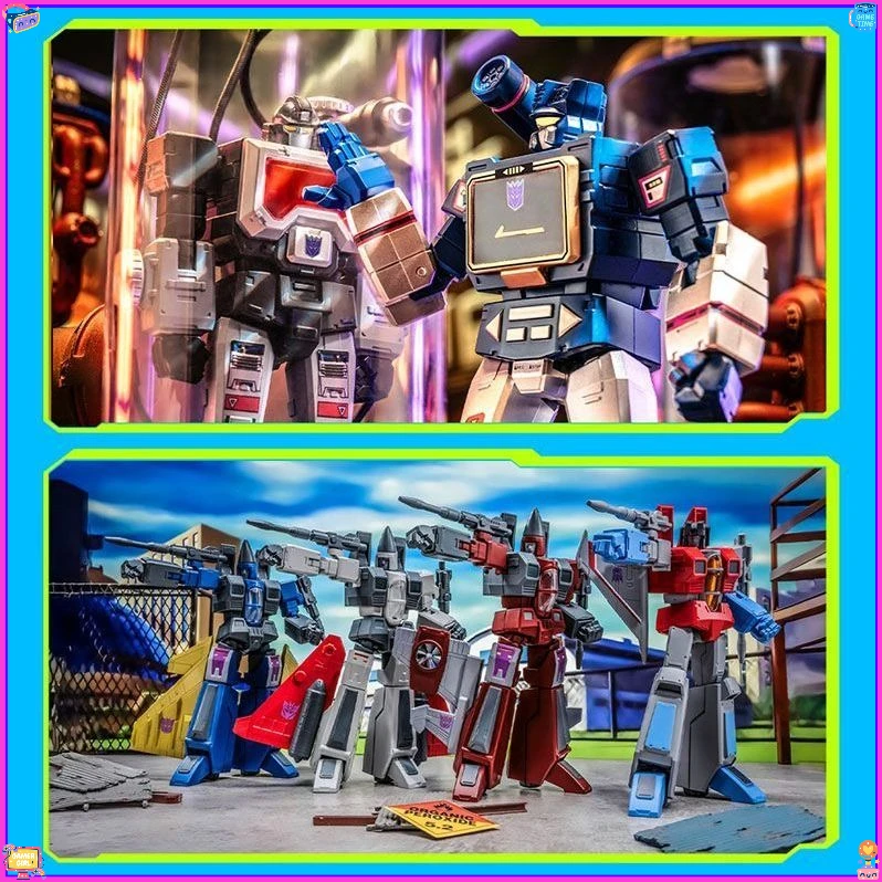 مجموعة أدوات تعقب AULDEY، دمية النخبة المتحركة، إصدار التتويج أوبتيموس برايم، Starscream SG، Soundwave، ألعاب مجسمة قابلة للجمع #5