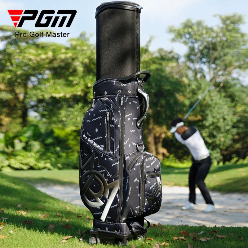 New Hard‑Shell Golf Travel Check‑in Bag for Men and Women Retractable Telescopic Handle Airplane Shipping Golf Storage Bag QB182