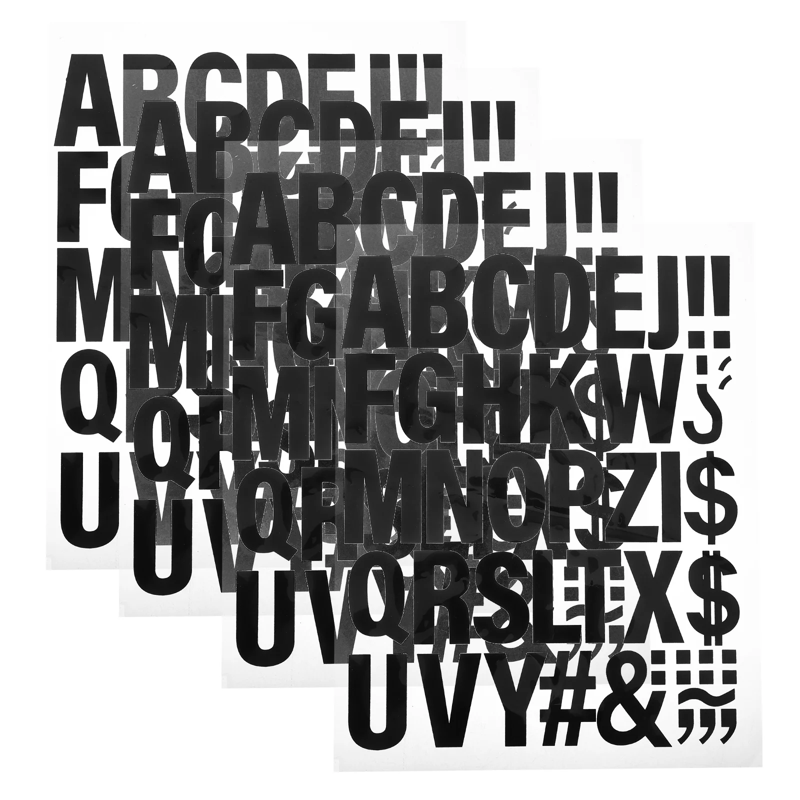 

4pcs Heat Transfer Letter Patches A- On Letters For Clothing Alphabet Vinyl Stickers Craft Backpacks Hats Iron-On