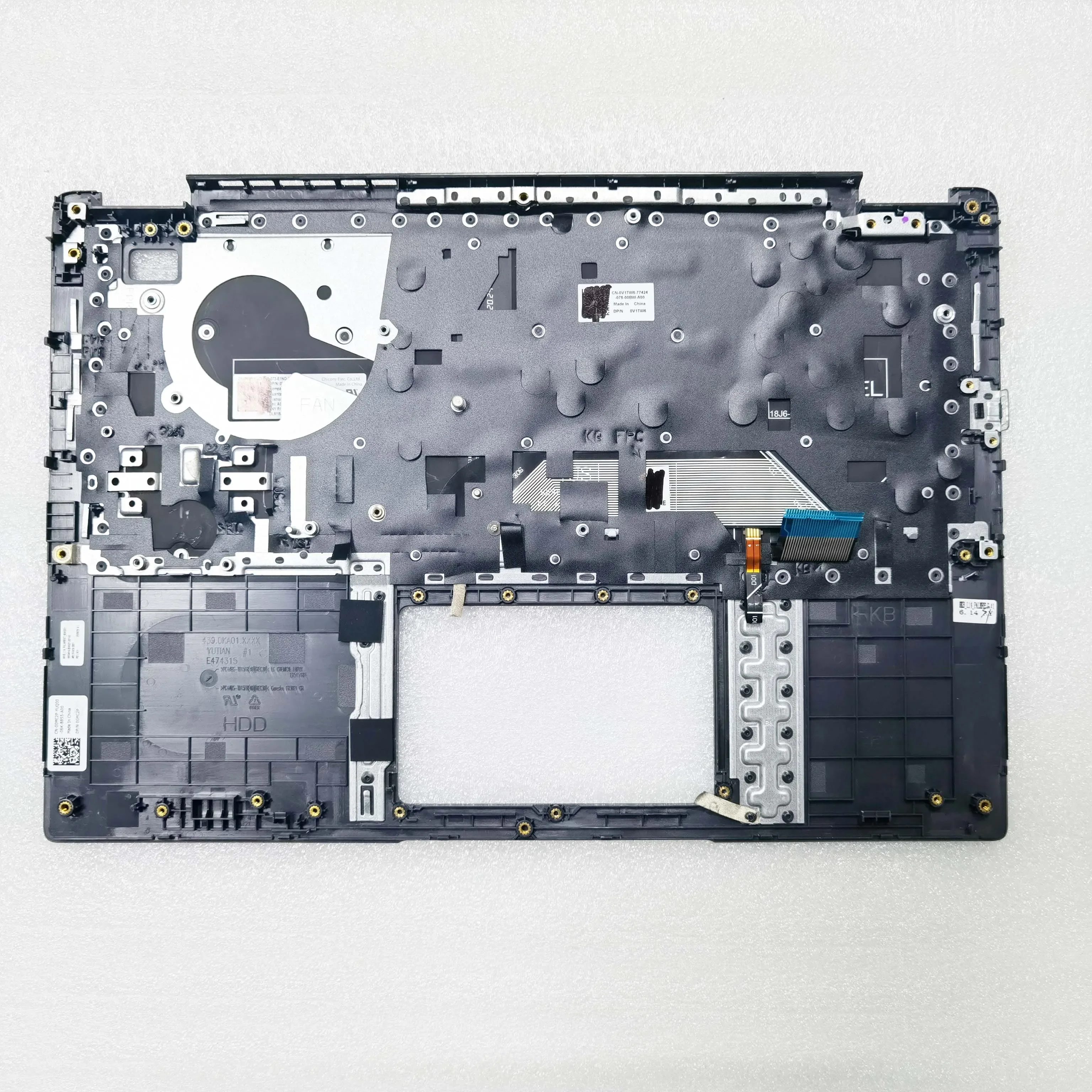 

NEW US Keyboard for Latitude 3410 E3410 Laptop Palmrest Upper Cover Top Case Backlit keyboard Replacement 00MC2P 6THXK