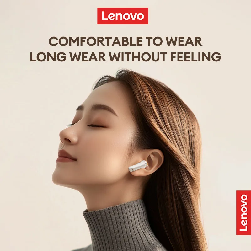 Choice Lenovo LP27 Wireless Bluetooth 5.4 Earbuds HIFI Stereo Sound Low Latency Headset Noise Reduction Sport Gaming Earphones