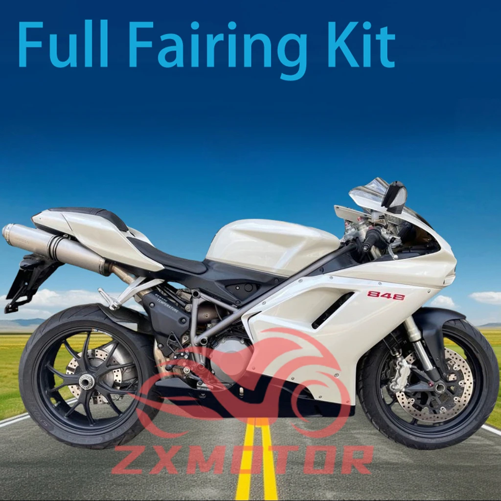 New Style Fairing Kit 848 07 08 09 10 11 Aftermarket Injection Fairings Bodywork for DUCATI 1098 1198 2007 2008 2009 2010 2011