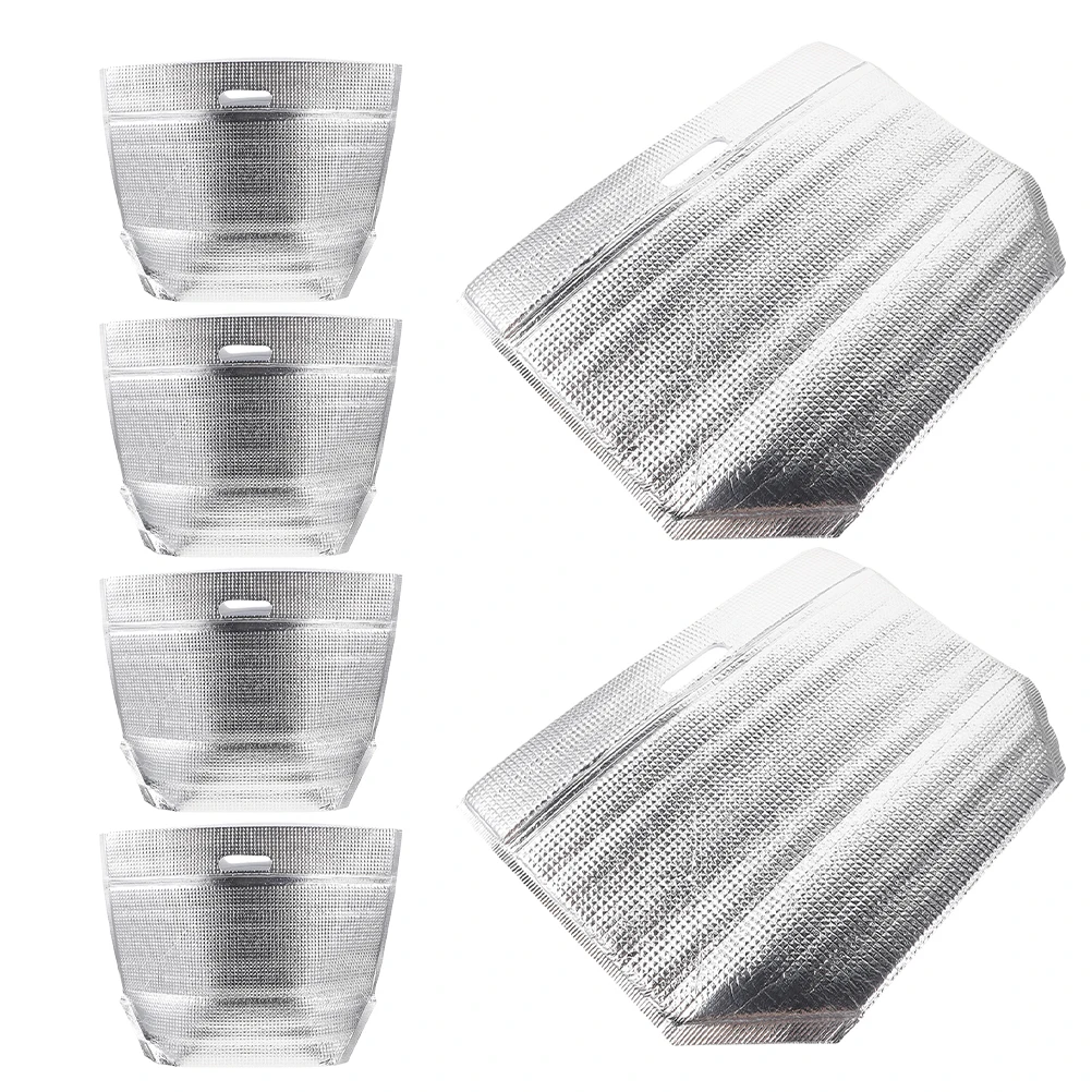 

6pcs Insulated Bags Aluminum Foil Cooler Food Cover Portable Leakproof Outdoor Picnic Heat Pack Lunch Box Storage Containers