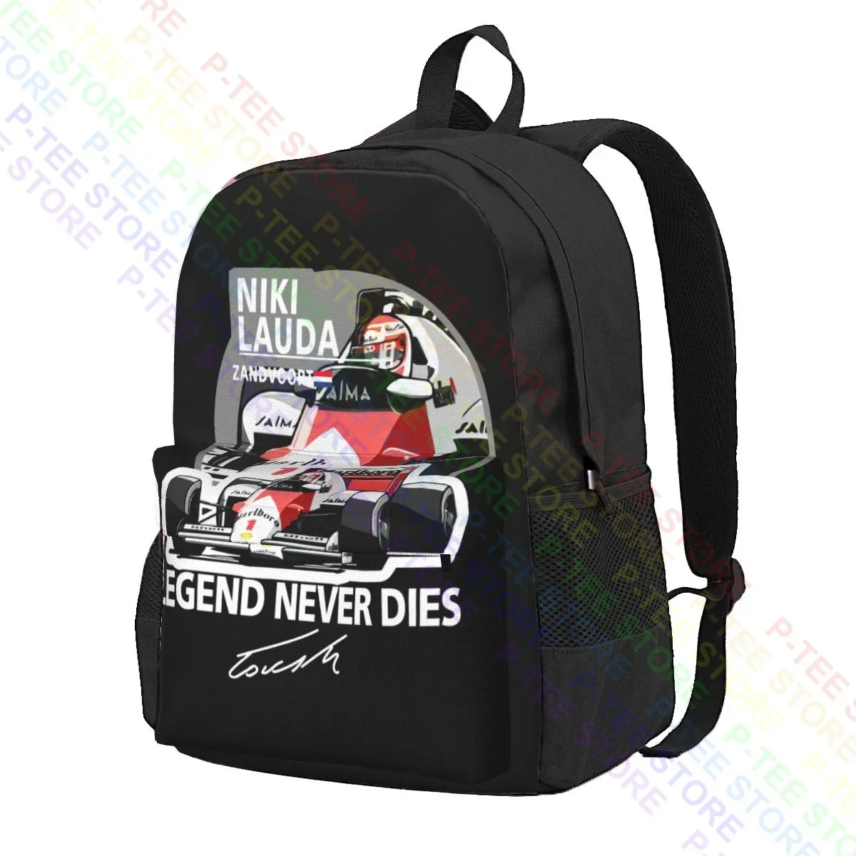 Motorsport Formel 1 Grand Prix Niki Lauda Legende Rip Large Capacity Backpack Shoe Bag School Sport Bag