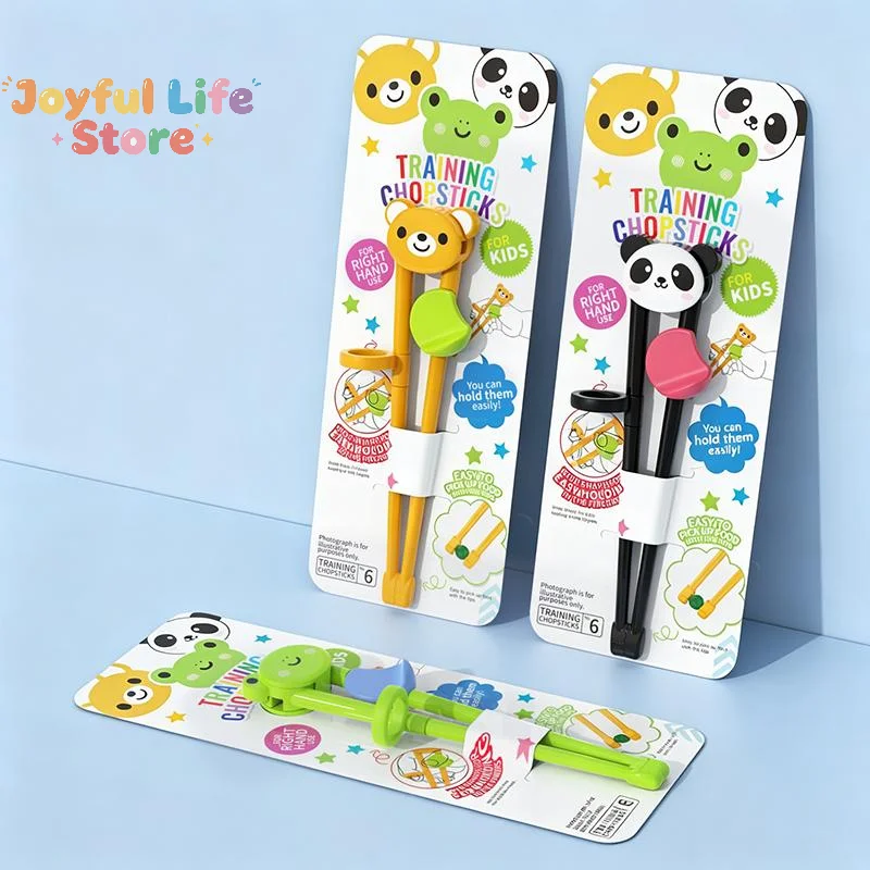 Hot Cute Animal Learning Chopsticks For Children Cartoon Food Grade Training Chopsticks Kids Tableware