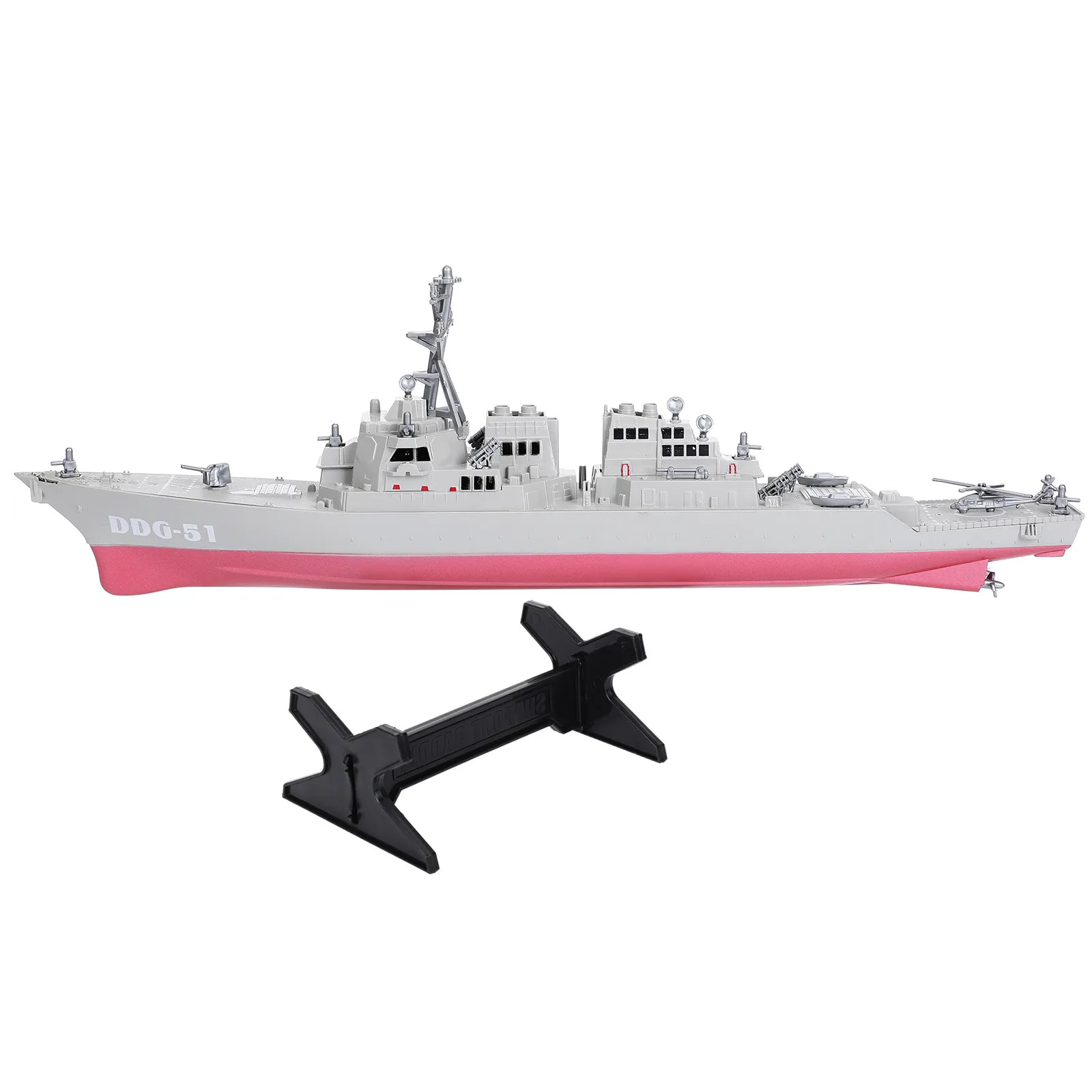 

Creative Warship Ship Simulation Design Decor Imaginative Birthday Gift for Kids Army Fans Ship Model