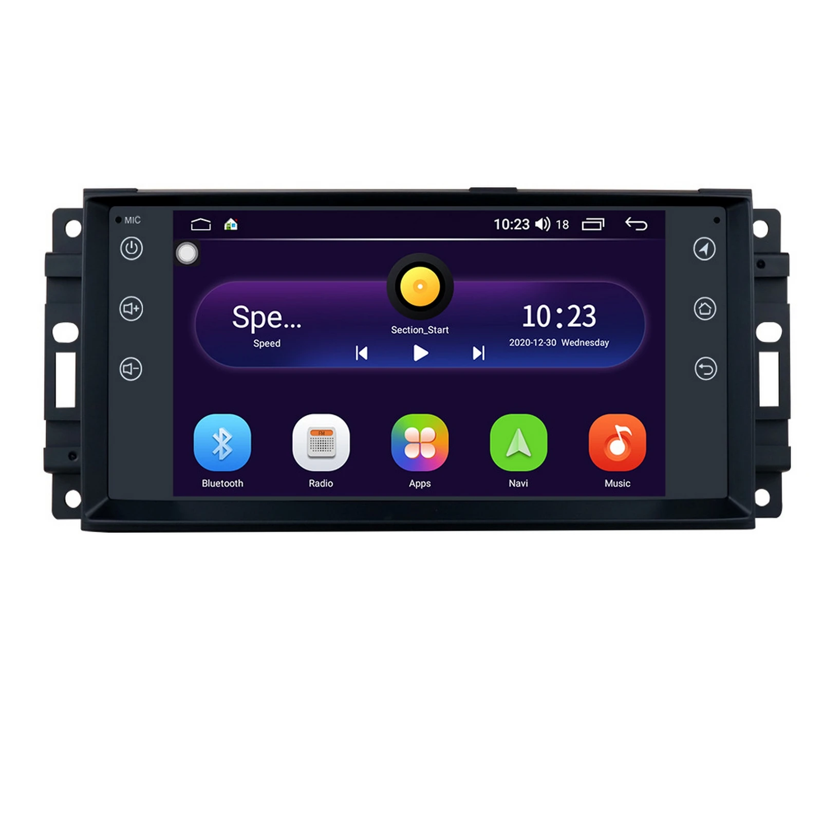 Car Radio 7 Inch Multimedia Player GPS Navigation Support Carplay/Android Auto for CHEVROLET for CHRYSLER for JEEP for DODGE